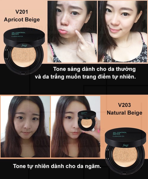 Phấn Nước The Face Shop Oil Control Water Cushion EX SPF50+ PA+++